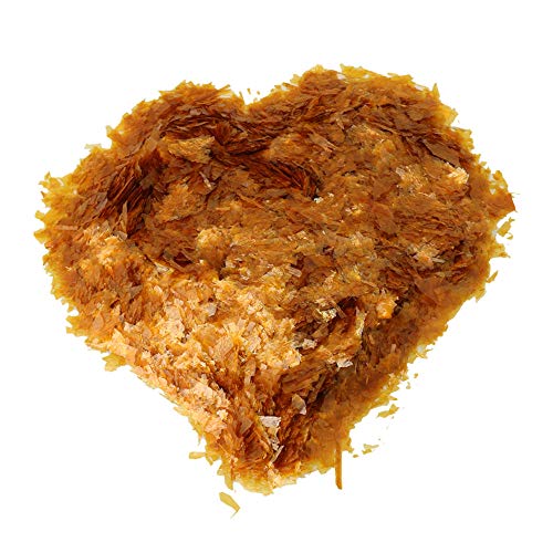 BQLZR Shellac Flocons pour réparation de surface de meubles Jaune environ 87 g