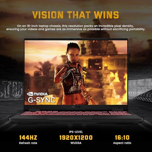 Image of ASUS TUF A18 18 inch WUXGA 144Hz Gaming Laptop, AMD Ryzen 7 260, NVIDIA GeForce RTX 5060 8GB GDDR7, 64GB DDR5, 2TB SSD, Backlit Keyboard, FHD IR Camera, Wi-Fi 6E, Win 11 Pro, Gray, 1TB Docking Station Set