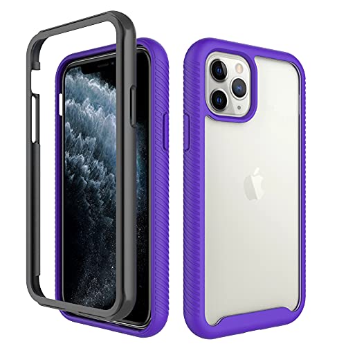 iPhone 11 ProP[X Apple iPhone 11 Pro C` ϏՌ 360Sʕی ČRMILKi ^ y CX[d NA EȒP̓d\ ϏՌ wʃNA PC+TPU Sʕی Jo[ O  P[X C