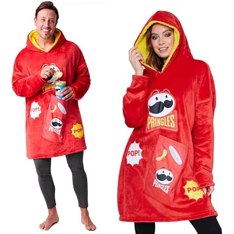 Pringles Oversized Fleece Hoodie Blanket Cover