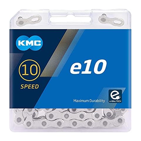 KMC Unisex's E10 Chain, Silver, 122 Link Cover
