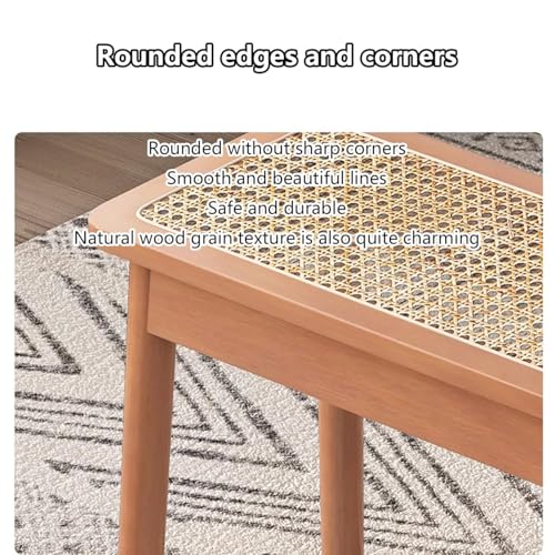 Banc d'entrée en bois pour optimiser le rangement du salon
