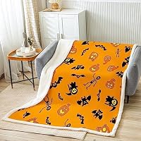 Coperta fantasma di Halloween, coperte e plaid di Halloween | Coperte da tiro in morbido pile di flanella da 39x59 pollici - Coperta in flanella di Halloween delicata sulla pelle, coperta decorativa