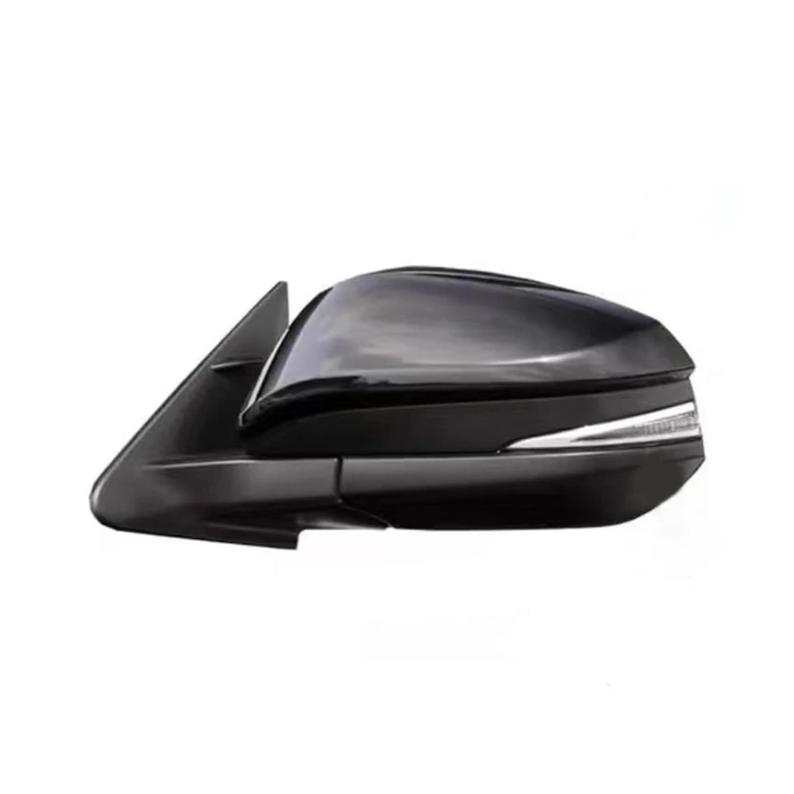 Rétroviseur Latéral Gauche Pour Toyota Hilux 2015-2020 - 3 Fils, Peinture Noire, Rabattable Manuellement - Champ De Vision Large - 6