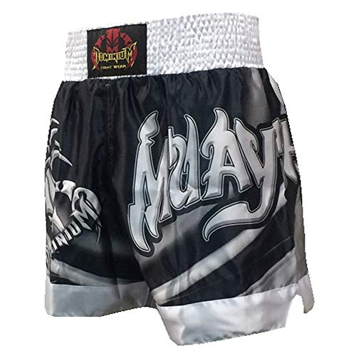 Calção Short Muay Thai - 2798 - Prata - M