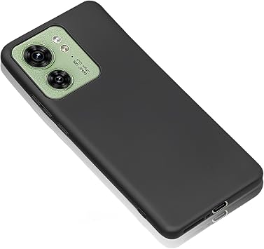 Compatibility Case for MOTOROLA Moto edge 40, Slim Soft Matte Texture Black Phone Cover Motorola Edge 40 2023 TPU Phone Case, Shockproof, Non-slip, Fingerprint Resistant, Wireless Charging