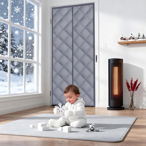Rideau isolant coupe-vent pour isoler le salon du froid cet hiver