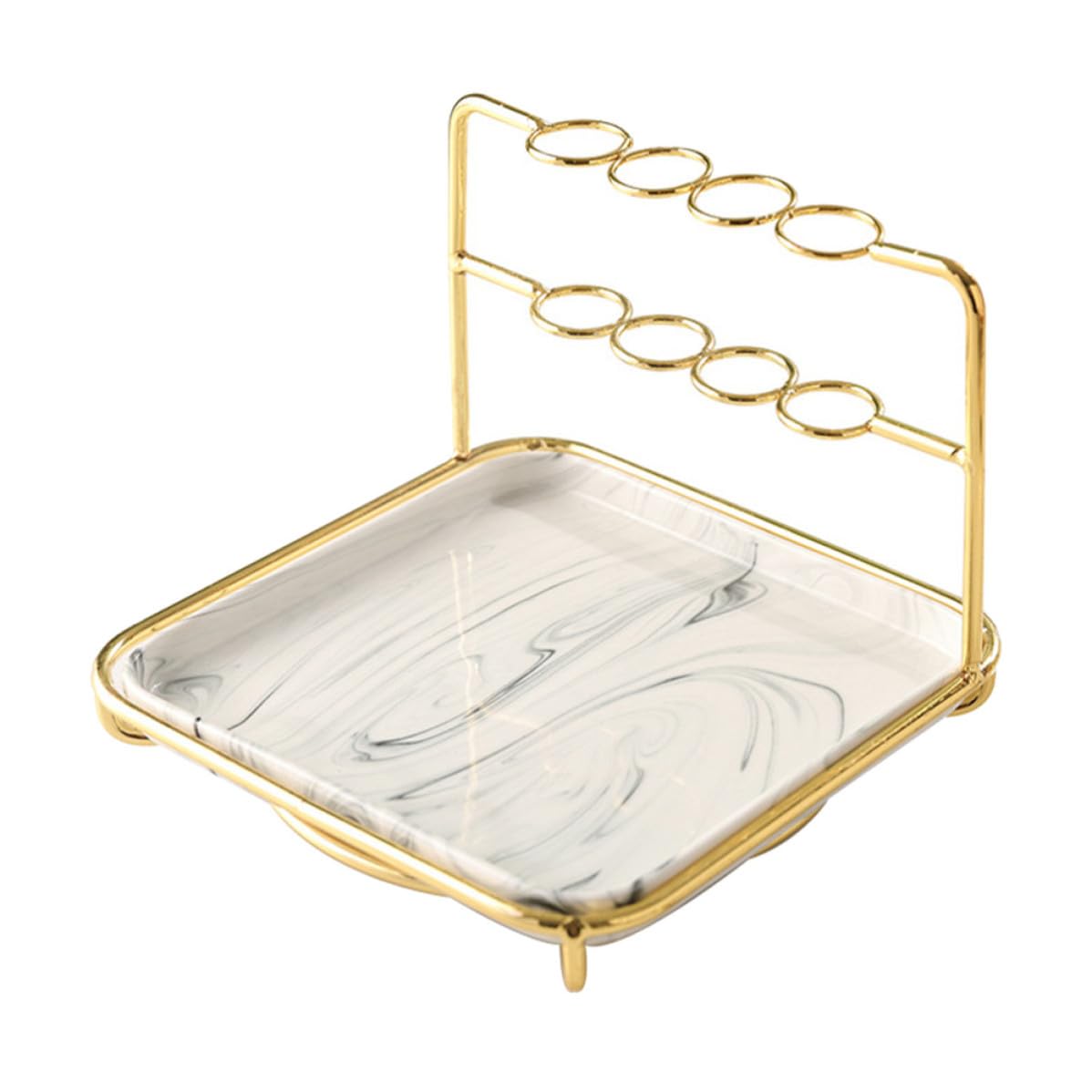 Étagère rangement maquillage en fer pour stopper le désordre de salle de bain