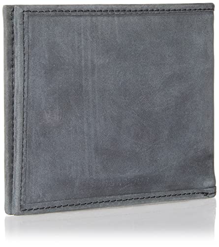 Lucky Brand Men's Leather Flag Embossed Rfid Bifold, Black, Osfa #TOP1