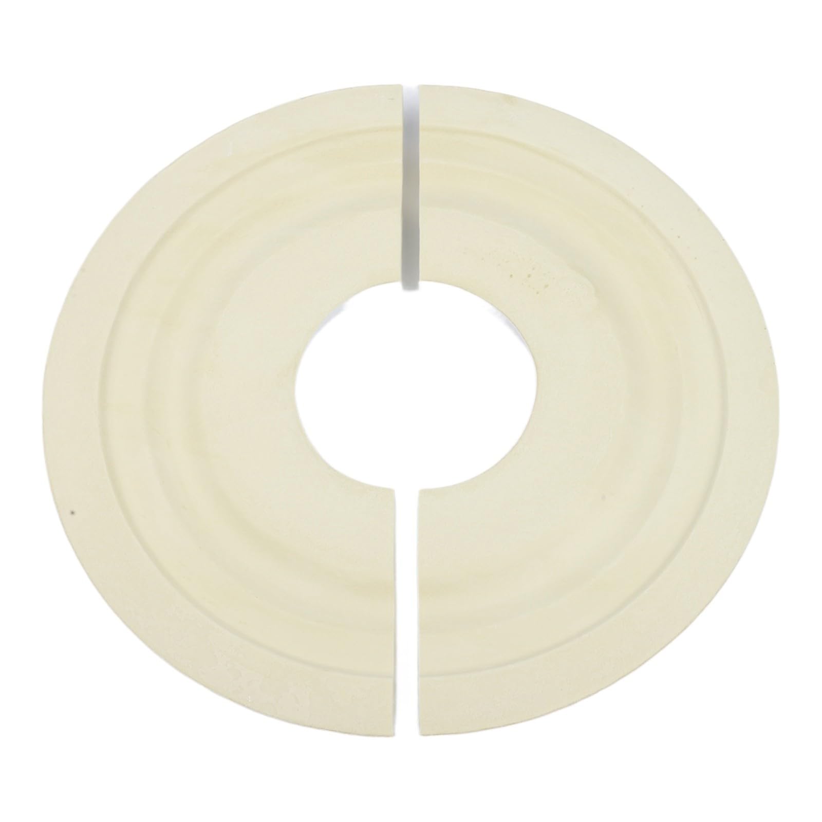 Medallón de techo de poliuretano blanco de 12 pulgadas, placa de techo desmontable para lámparas y ventiladores, decoración elegante con diámetro interior de 4 pulgadas, impermeable y resistente a