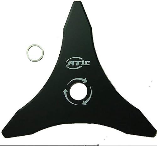 Miniatura 1 de Cortador de matorrales de dientes de acero, podadora, hoja desmalezadora 12"; 3 unidades