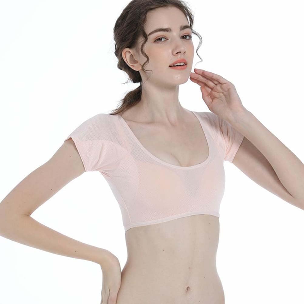 3pcs Women's Vest Breathable Underarm Sweat Pads for Quick Absorption Comfortable Elastic Vest for Summer Activities Like Yoga and Running