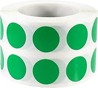 Vista 176 de Brown Natural Kraft 1/2" Inch Round Adhesive Labels 1,000 Color Coding Dot Stickers for Efficient Inventory Management, Crafting Projects, and