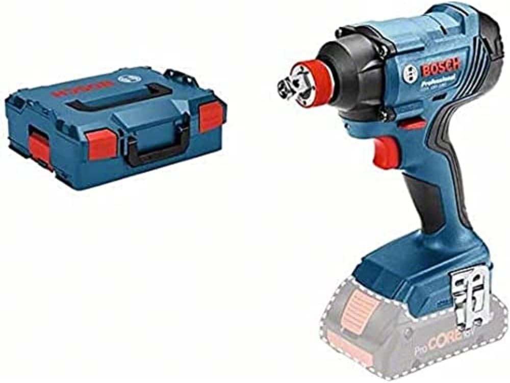 Bosch Professional GDX 180-LI Akülü Darbeli Somun Sıkma (18 Volt, 2 x 2,0 Ah Akü, Şarj Cihazı, Plastik Çanta, 180 Nm maks. tork, 1/4" altıgen uç girişi, 1/2" kare uç girişi)