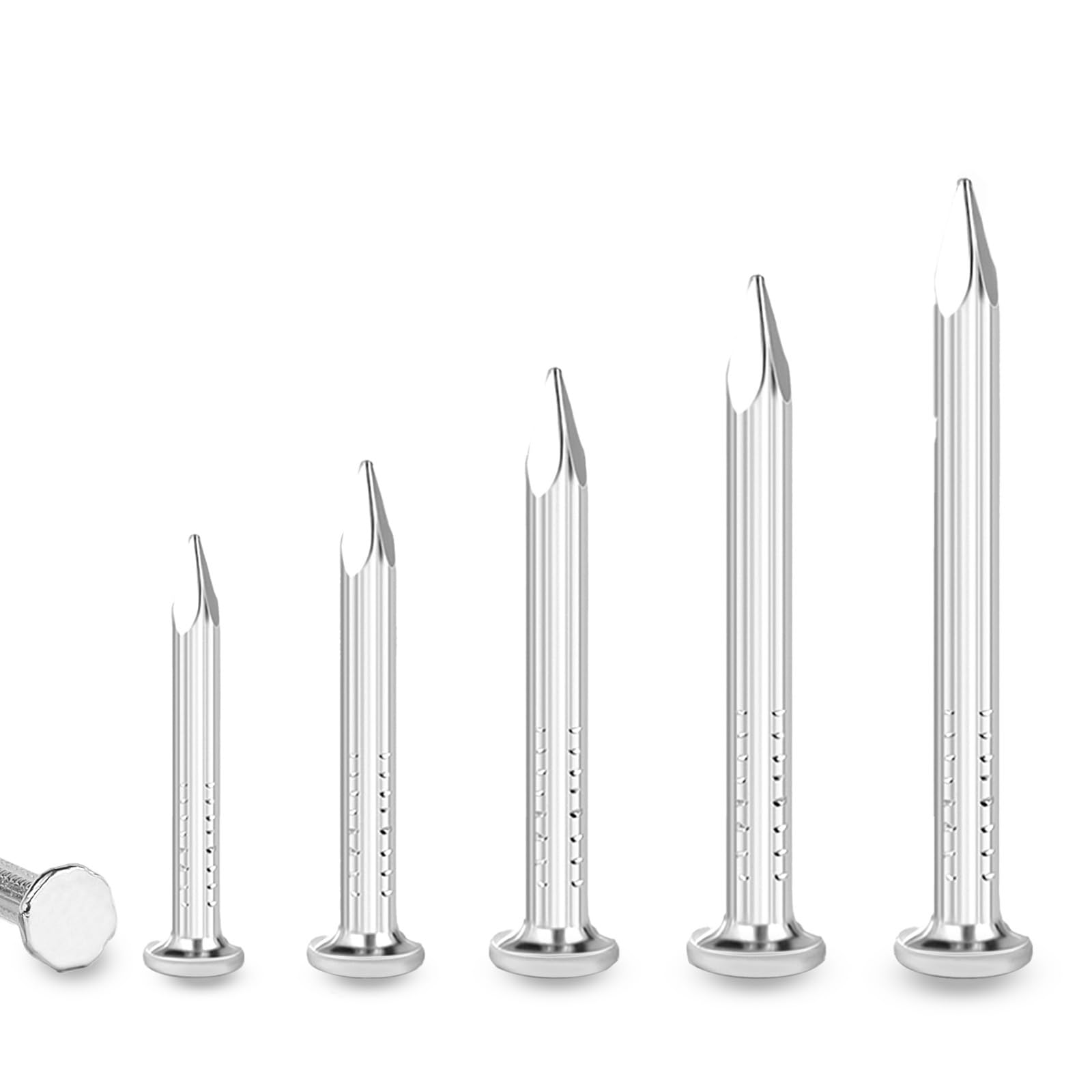 SHUNCHG 50 Stück 40mm Stahlnägel Nägel für Betonwände Holzar