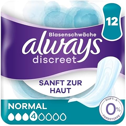 Always Discreet Lot de 12 serviettes hygiéniques Cover