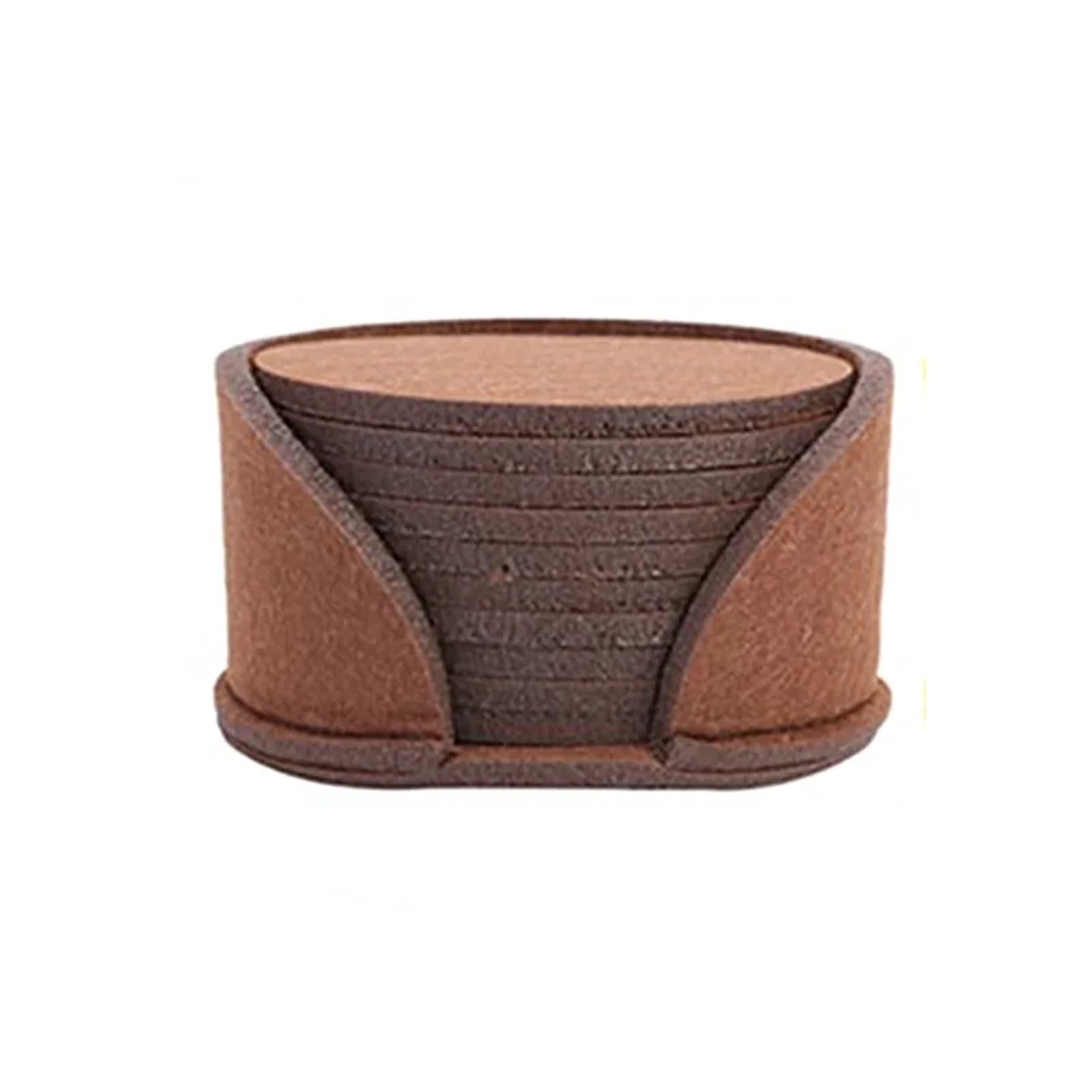 Décoration de Table, Sets de Table, Tapis de Cuisine Ronds (Lot de 10) en Silicone résistant à la Chaleur, pour Tasses, café, thé et Autres Boissons.