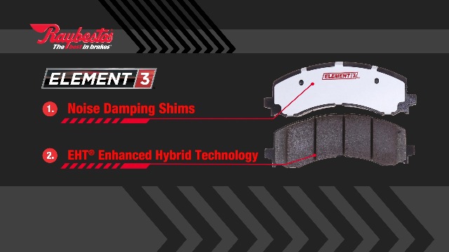 Amazon.com: Raybestos Element3 EHT Automotive Replacement Rear