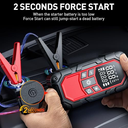 Portable Jump Starter with 150PSI Compressor