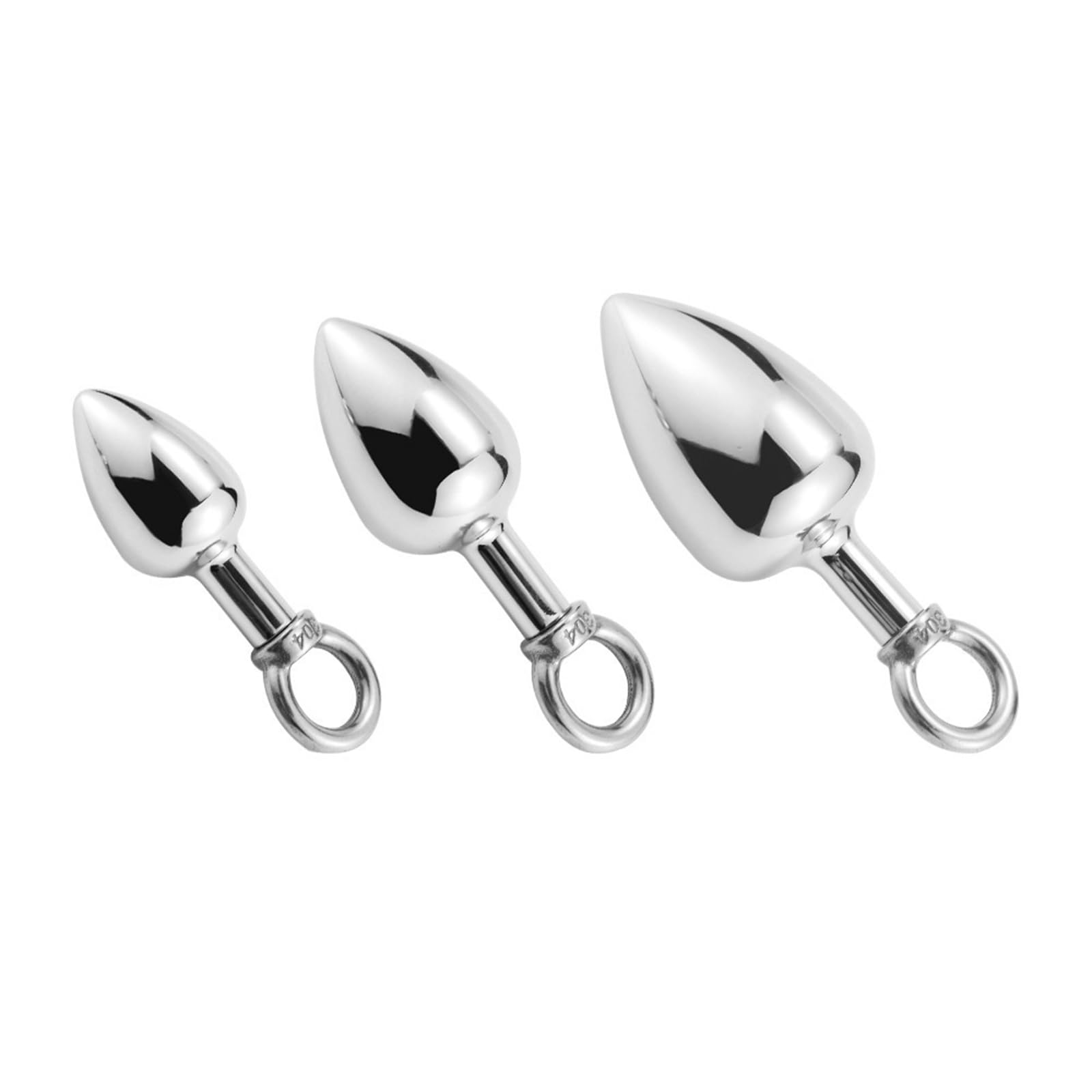 3 Stück Analplug mit Penisring Hodenring Edelstahl Anal Hook Analhaken Metall Cockring Buttplug Ball Stretcher Hodenstrecker Hodengewicht Anal Kugeln Dilatator Sex Spielzeug Für Männer (45mm)