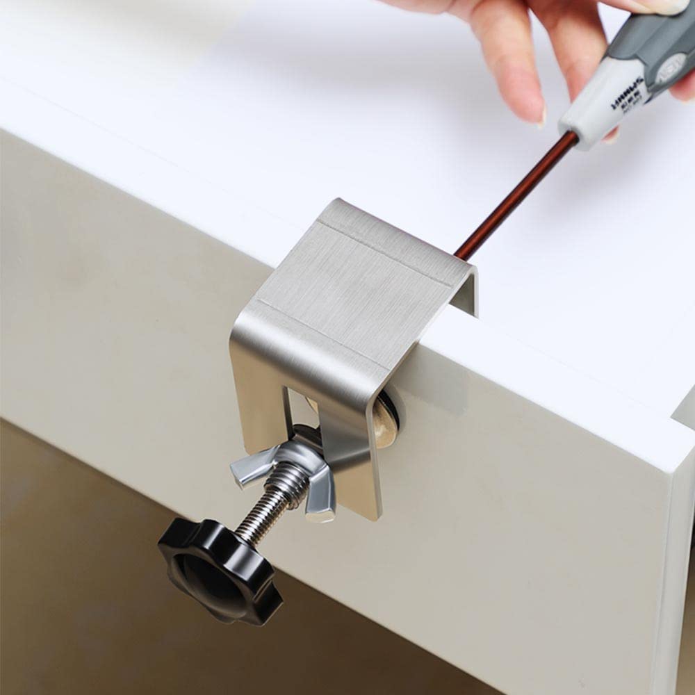 Lot De 2 Pinces En C Riisoyu - Acier Inoxydable 304 Pour Bricolage Et Menuiserie