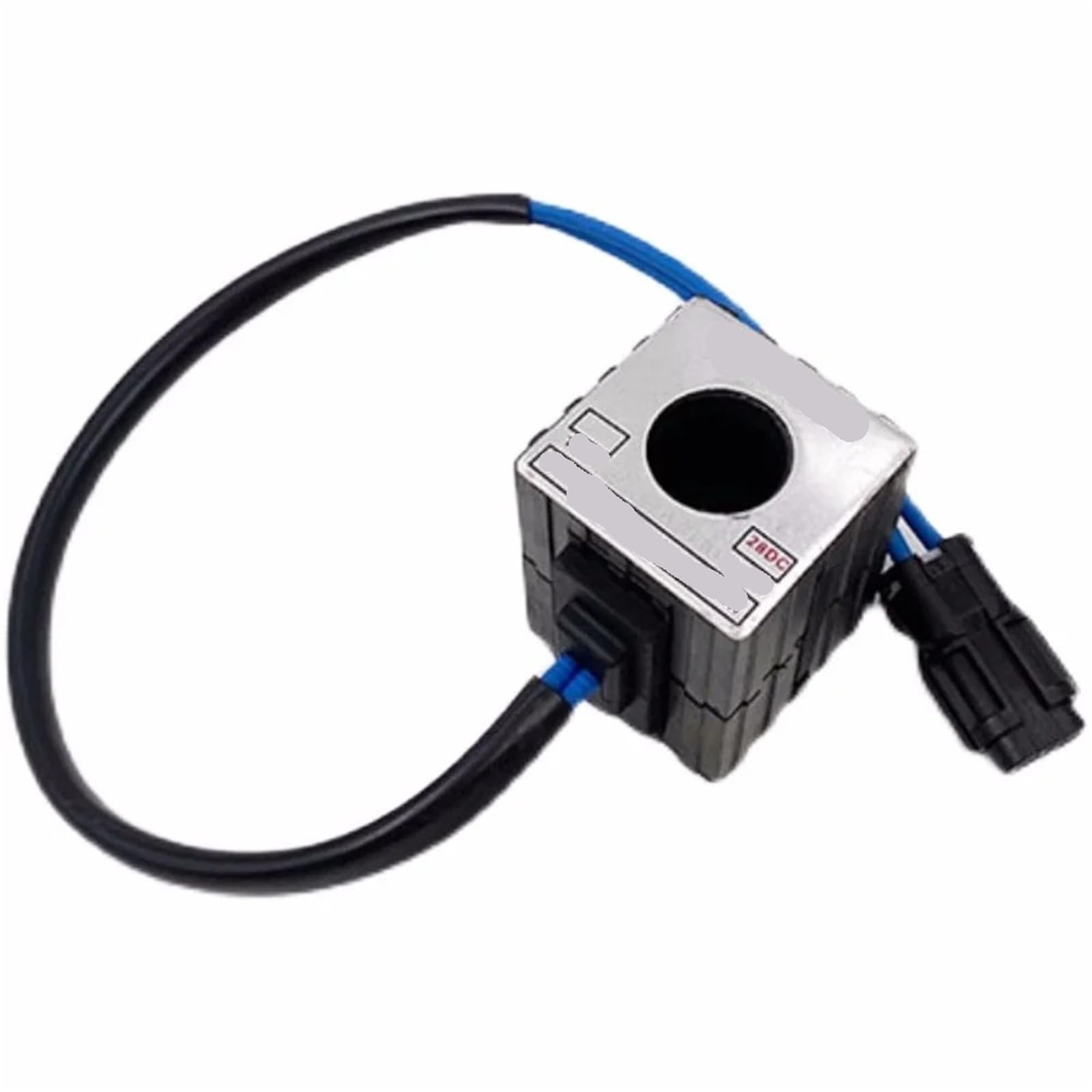 for SY55 60 65 75 135 215-8-9 Pilot Safety Lock Solenoid Valve Coil Spool Excavator Parts(Lavender)