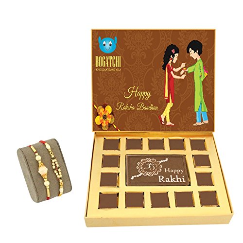 BOGATCHI RAKHI WITH CHOCOLATES, RAKHI GIFT HAMPER, RAKHI WITH SWEETS
