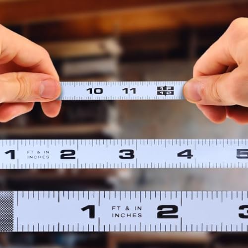 Cinta métrica adhesiva 6FT carbono miniatura 5