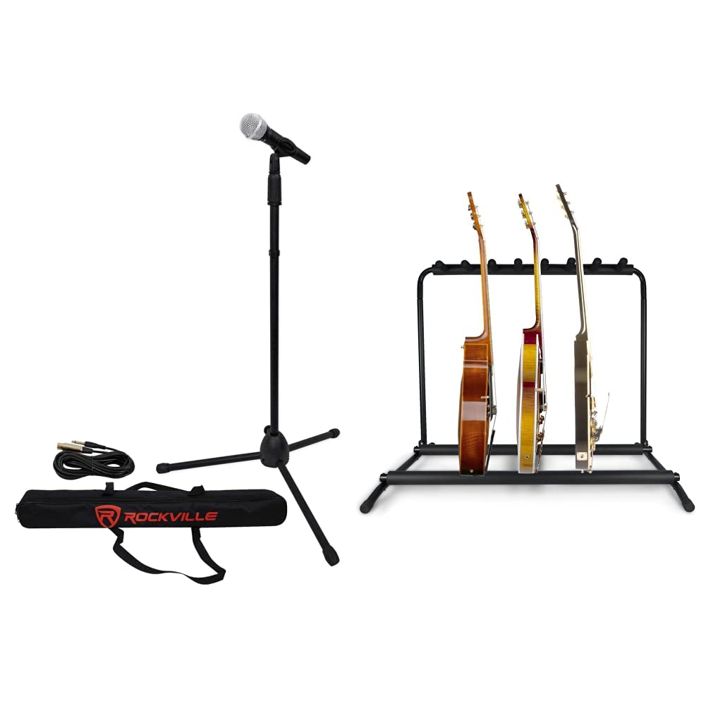 Photo 1 of *No bag* Rockville Pro MIc Kit 1 - High-End Metal Microphone+Mic Stand+Carry Bag 