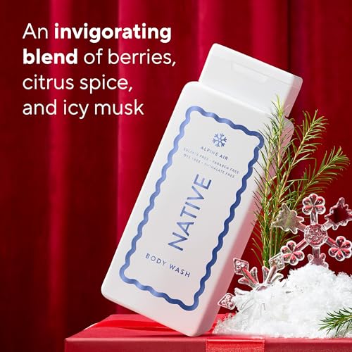 Native Body Wash Contains Naturally Derived Ingredients | For Women & Men, Sulfate, Paraben, & Dye Free Leaving Skin Soft and Hydrated | Limited Edition | Alpine Air Scent 18 oz - image 4