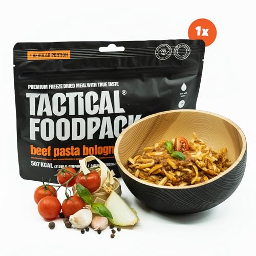 Tactical Foodpack 3er Set - 3 Gefriergetrocknete Mahlzeit (mit Fleisch) für Camping, Survival Outdoor Nahrung. Tracking oder Notfallrucksack – Fertiggerichte wie hausgemacht zum Verzehr bereit – Bild 5