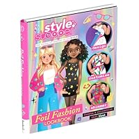 Bookoli - Stylestopper Foil Fashion Lookbook - Kids Craft Kit with Over 30 Sparkling Foil Sheets | Create Dazzling Outfits & Style Collections | Fashion Activity Set for Girls