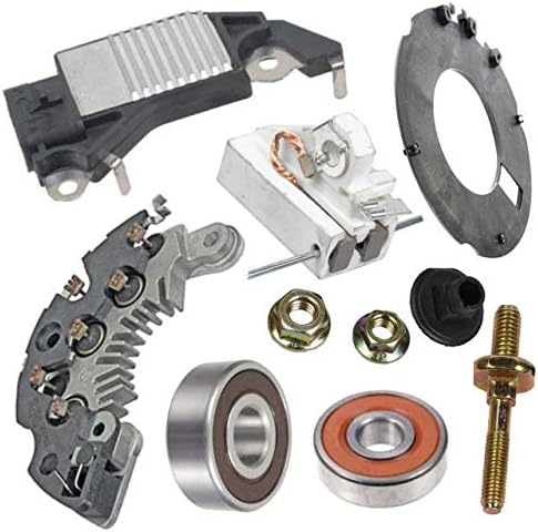 ManiacEM Alternator Rebuild Kit for 1992 Lumina 2.5L Rectifier, Regulator, Brushes and Bearings - 7860-11-BRK