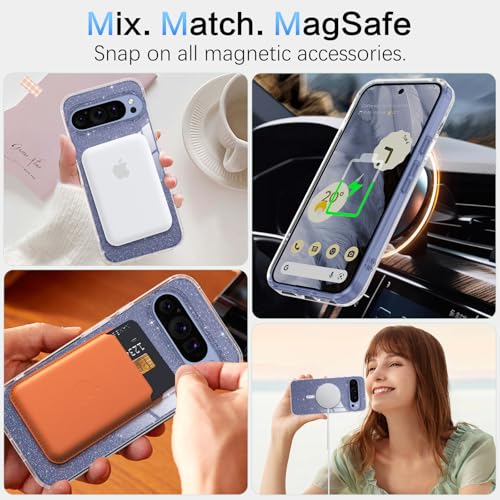Coque Google Pixel 10 Pro XL DUEDUE paillettes transparente - 4