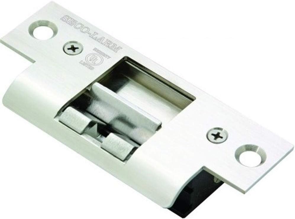 Seco-Larm SD-995C-D3Q No Cut Door Strike, Field-Selectable for Fail Safe or Fail-Secure Operation, 1500 lbs. (680Kg) Static Strength, Suitable for Office-Type Applications, Non-Polarized Connection