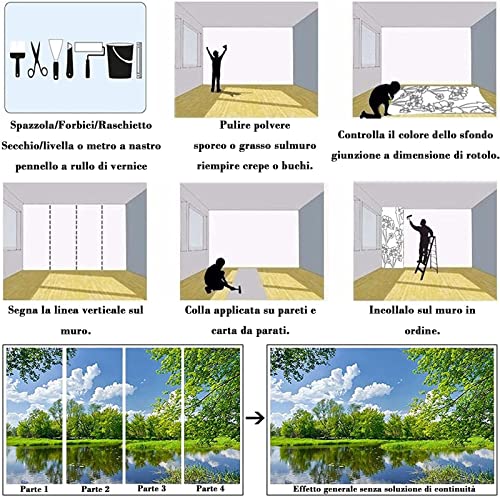 Fotomurali 3D Piuma Bianca Geometrica Bianca Nera