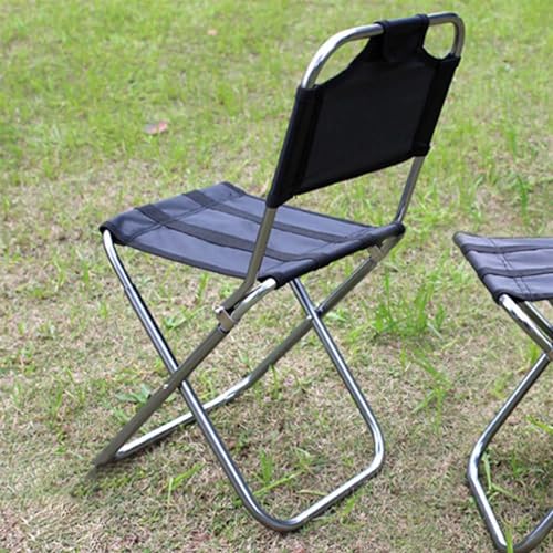 Chaise en alliage d'aluminium robuste pour camping et pêche de précision - 7