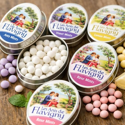 Les Anis de Flavigny French Mints Candy – Lemon Flavor Hard Candy, Natural Gourmet Sweets in Classic Tin, 50g (1.75 oz). - image 4