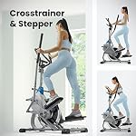 Hop-Sport Cross Stepper für zuhause HS-400B Icon - 2-in-1 Crosstrainer und Stepper mit Trainingscomputer - innovatives Trainingsgerät verbindet das Stepper- und Crosstrainer-Training – Bild 5