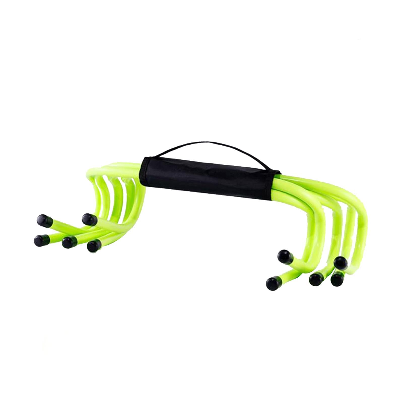 TISHITA 5 Pezzi Ostacoli Agilità Hurdles Allenamento velocità Attrezzatura Sportiva Materiale PP Alta Flessibilità Portatile Adatto per Bambini Calcio Tennis, 15 Cm