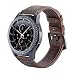 Produktbild Armband für Gear S3 Frontier/Galaxy Watch 3 45mm, 22mm Uhrenarmband Echtes Lederband für Samsung Galaxy Watch 46mm & Huawei Watch 2 Classic/GT/GT 2 46mm/GT Active - Kaffee