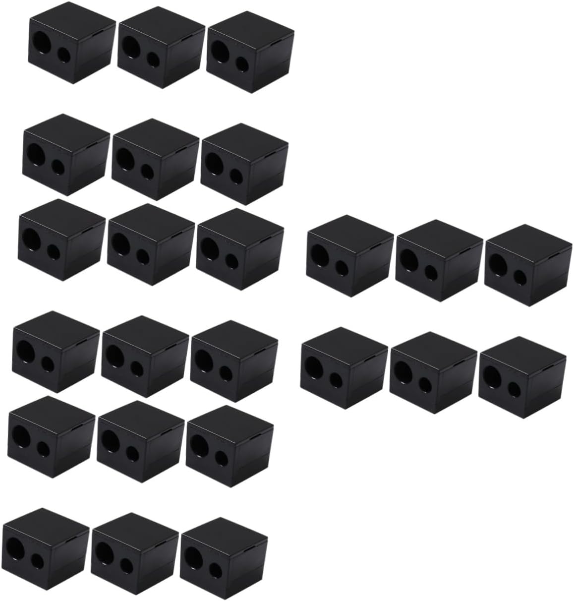 24pcs Eyebrow Pencil Sharpener for Women Dual Makeup Tool for Eyeliner Lipstick Compact Lightweight Design for Travel and Daily Use