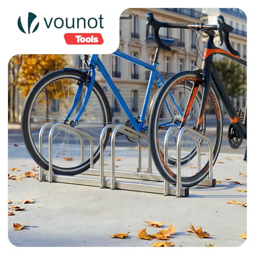 Image of VOUNOT 3 Bike Stand Floor or Wall mounted bike rack for garage Bicycle Parking rack Cycle Storage Locking Stand