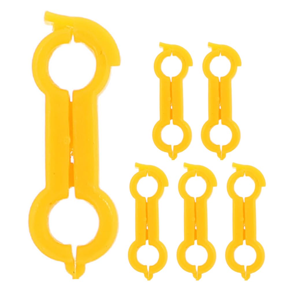 Homoyoyo Parrot Bird Supplies 6pcs Foot Corrector Leg Alignment Brace for Cockatiels