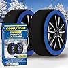 Goodyear Calze da Neve Star Gripper Omologate Italia EN 16662-1:2020 Due Catene da Neve in Tessuto per Auto, Snow Sock Taglia XXL, per R15 - R22 (Misure per Pneumatici Dettagliate all'Interno)