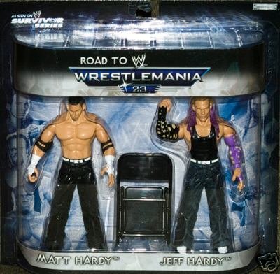 Amazon.com: Matt & Jeff Hardy Road To Wrestlemania 23 Action