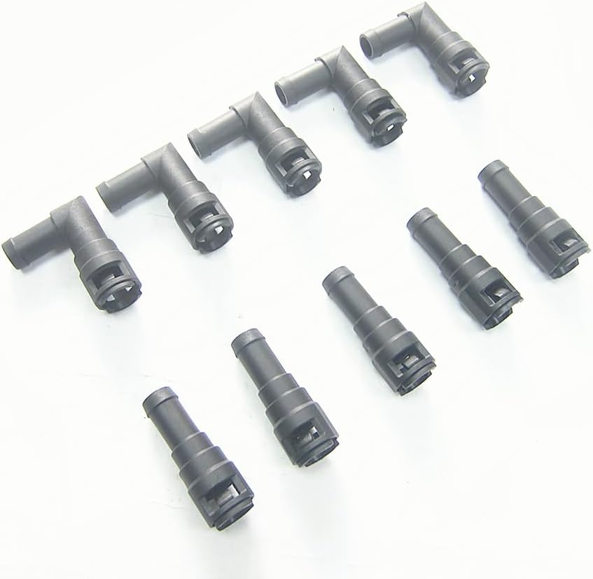 Car accessories B455-61-240A engine cooling system heater water hose connector for MAZDA 323 family for protege BJ(10 pcs,Bend)