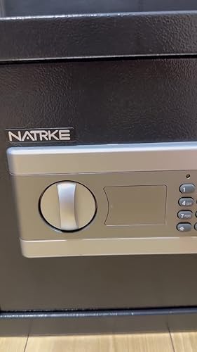 Amazon.co.jp: NATRKE 金庫 家庭用金庫 小型簡易保管庫 暗証番号