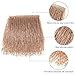 AWAYTR 1 Yard Beaded Fringe Trim - 6in Wide Glass Beaded Fringe for Dress Clothing and DIY Crafts (Champangne)