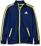 adidas Big Boys' Separates Training Track Jacket, Collegiate Navy/Shock Slime, X-Large/18